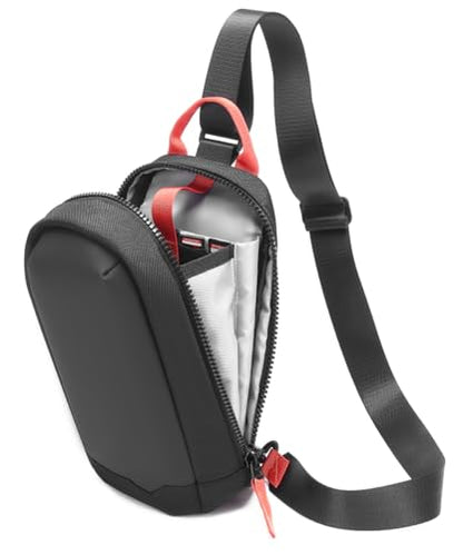 GYakeog Sling Crossbody Bag Compatible with Nintendo Switch 2, Protective Case Chest Travel Carrying Gaming Pouch with 8 Game Cartridges Slots