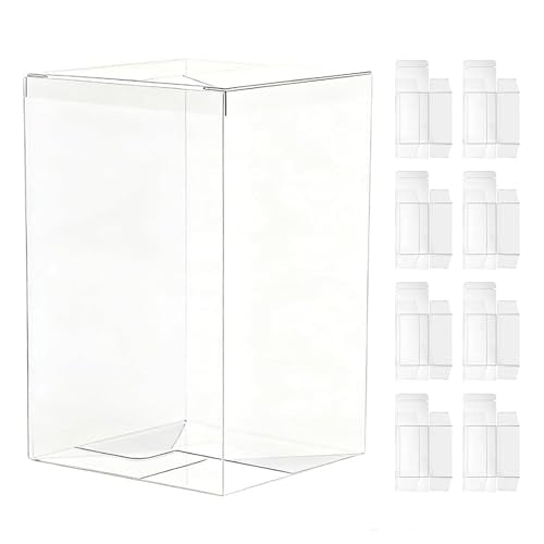 8PCS Plastic Protector Case for Booster Bundle, Foldable Display Box Clear Booster Bundle/Build&Battle Collectors Cards Protector Storage (Will NOT fit Ascended Heroes or Perfect Order)
