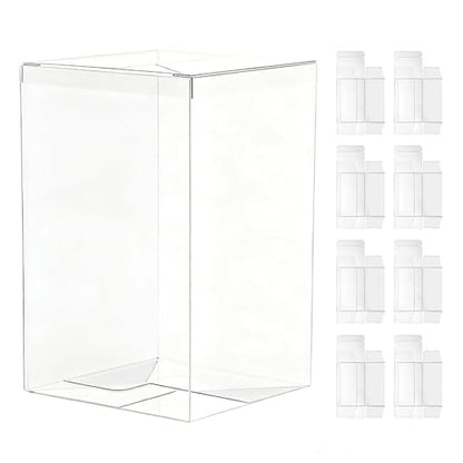 8PCS Plastic Protector Case for Booster Bundle, Foldable Display Box Clear Booster Bundle/Build&Battle Collectors Cards Protector Storage (Will NOT fit Ascended Heroes or Perfect Order)