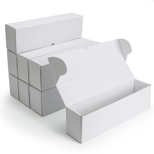 RLAVBL 8-Pack 1100 Count Trading Card Storage Box with 32 Dividers, 15 inch 8800+ Card Box for MTG, TCG, Toploaders, and Sports Cards Organizer - size: Card Box-8 Pack