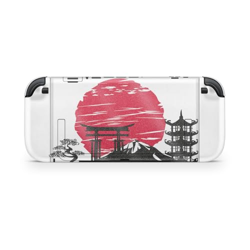 Glossy Glitter Gaming Skin Compatible with Nintendo Switch 2 Console Only - Japanese Style - Premium 3M Vinyl Protective Wrap Decal Cover - Easy to Apply | Crafted in The USA by MightySkins - color: Japanese Style, size: Switch 2 Console Skin Only, style: