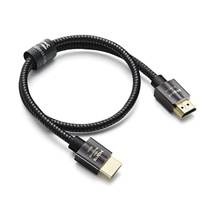 Zeskit X-Tech 48Gbps Ultra High Speed HDMI Cable 1.5ft, 8K60 4K120 144Hz eARC HDR HDCP 2.2 2.3 Compatible with Dolby Vision Apple TV 4K Roku Sony LG Samsung Xbox Series X RTX 3080 PS4 PS5 - size: 1.5 ft