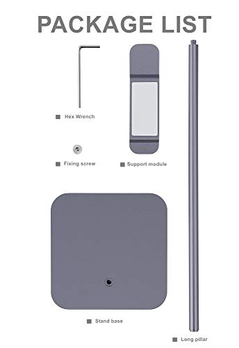 Headphone Stand for Desk, Aluminum Headset Stand (Space Gray) - color: Gray