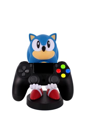 Cableguys Sonic Controller Holder & Phone Stand - Gaming Setup Accessories for Desk and Game Room, Controller Stand Compatible with Xbox, PlayStation & Most Standard Game Controllers