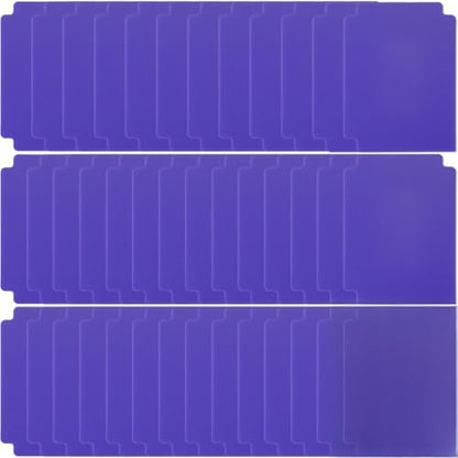 CRASPIRE Trading Card Dividers Purple Card Separator Card Sorting Tray Plastic Card Dividers Board Game Card Separator Card Deck Box Dividers for Game Organizer Storage 40sheets 2.75 x 3.7 Inch - style: 40Pcs Purple