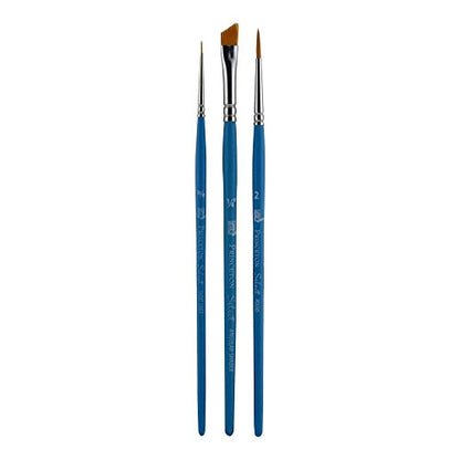 Princeton Select Artiste Brush Set No. 2, Synthetic, 3 Piece, 1 Count - style: SET 2- 3 BRUSH SET