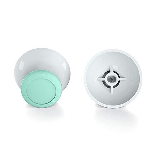 eXtremeRate Replacement 3D Joystick Thumbsticks, Analog Thumb Sticks with Cross Screwdriver for Nintendo Switch Pro Controller - Cherry Blossoms Pink & Mint Green & Heaven Blue & Light Violet - color: Cherry Blossoms Pink
