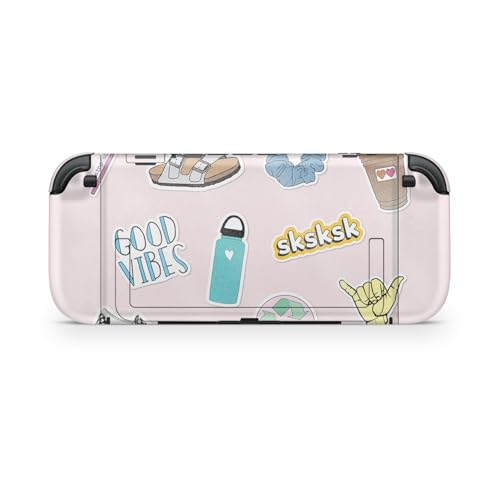 Glossy Glitter Gaming Skin Compatible with Nintendo Switch 2 Console Only - VSCO1 - Premium 3M Vinyl Protective Wrap Decal Cover - Easy to Apply | Crafted in The USA by MightySkins - color: VSCO1, size: Switch 2 Console Skin Only, style: Glossy Glitter Fi