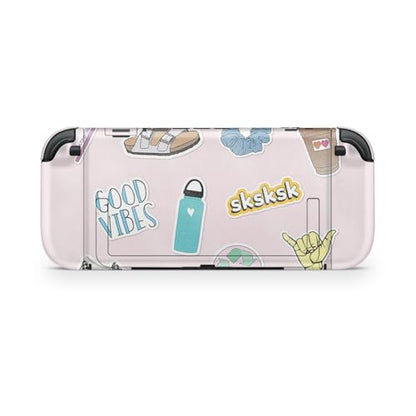 Glossy Glitter Gaming Skin Compatible with Nintendo Switch 2 Console Only - VSCO1 - Premium 3M Vinyl Protective Wrap Decal Cover - Easy to Apply | Crafted in The USA by MightySkins - color: VSCO1, size: Switch 2 Console Skin Only, style: Glossy Glitter Fi