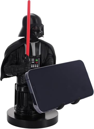 Exquisite Gaming Star Wars Phone Holder & Controller Stand, Darth Vader Cable Guy 8.5 in