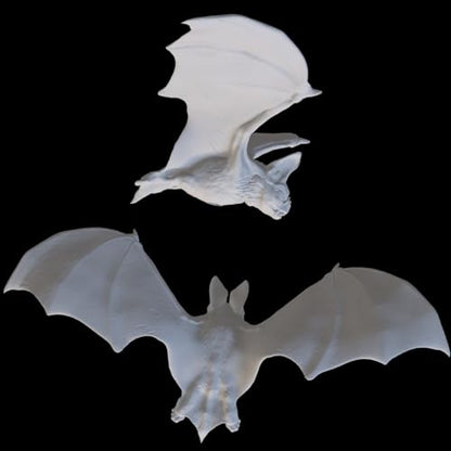Set of 5 Small Animal Miniatures for DND Pathfinder RPG Unpainted Resin 28mm-32mm (Bat)