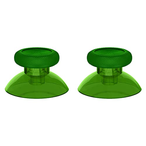 eXtremeRate Replacement Thumbsticks for Xbox Series X/S Controller, Joysticks Repair Kit Accessories, Custom Analog Stick Buttons for Xbox One S/X/Elite Controller - Clear Green - color: Clear Green