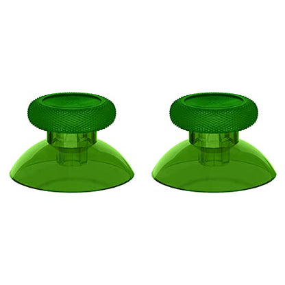 eXtremeRate Replacement Thumbsticks for Xbox Series X/S Controller, Joysticks Repair Kit Accessories, Custom Analog Stick Buttons for Xbox One S/X/Elite Controller - Clear Green - color: Clear Green