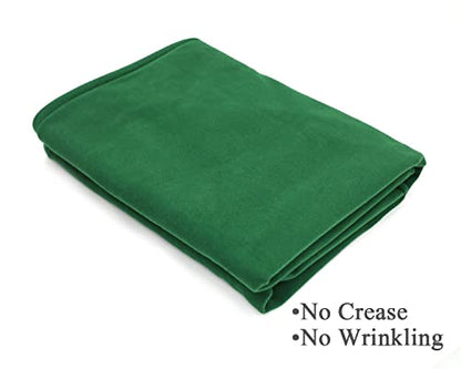 Plusvivo Game Table Cover - Mahjong, Poker, Bridge - Machine Washable Felt - 36" x 36" Blue - color: Green