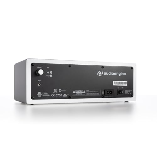 Audioengine A2 AIO (B2) Bluetooth Speaker – Premium Wireless Home Speaker | for Music Streaming from Phone, Tablet and Computer - White - color: Gloss White, style: Portable