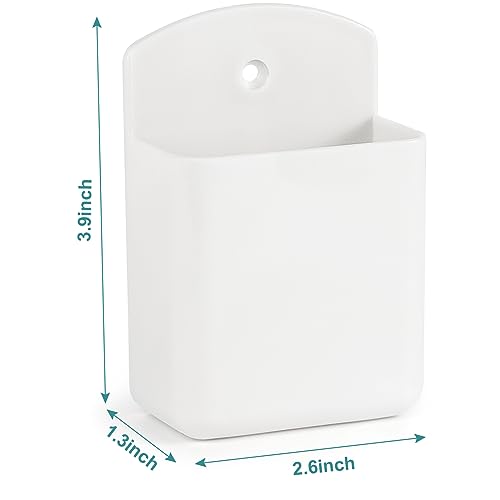 3 Pack Remote Control Holder, TV & Wall Pen Storage Accessories for Home Office School, White - color: white&3pcs