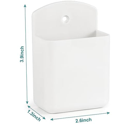3 Pack Remote Control Holder, TV & Wall Pen Storage Accessories for Home Office School, White - color: white&3pcs