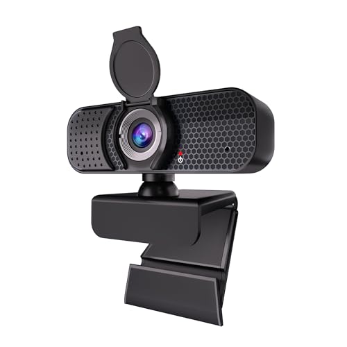 4K Webcam with Autofocus & Tripod, Camera for PC Laptop with Dual Microphone, USB Computer Camera with Low Light Correction, Auto White Balance, Video Camera for Streaming, Meetings, Office, Zoom - style: 4K-PDAF