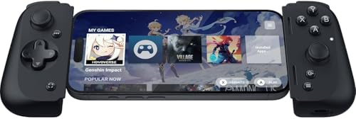 Razer Kishi V2 Gaming Controller for Android & iPhone 15 Series (USB C): Console Quality Controls - Stream PC, Xbox, PlayStation Games on Phone, Mobile - Passthrough Charging - Virtual Controller Mode (Renewed)