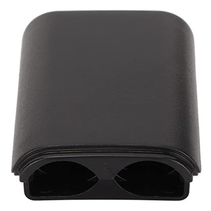 Game Console 360 Battery Cover, Wireless Controller Replacement ABS Plastic Shell Case for Game Console 360 Controller Battery Pack, Durable (Black) - color: Black