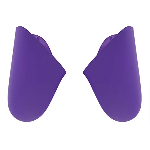 eXtremeRate Purple Replacement Handle Grips for Nintendo Switch Pro Controller, Soft Touch DIY Hand Grip Shell for Nintendo Switch Pro - Controller NOT Included - color: Purple