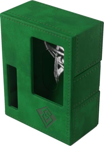 Gamegenic Arkham Horror Investigator Deck Tome - Premium Deck Box for Arkham Horror: The Card Game, Holds a Full Investigator Deck, Rogue - Green Color, Made - color: Green