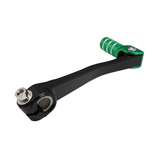 JFG RACING Motorcycle Folding Gear Shifter Shift Lever Pedal CNC Universal for KX 50 100 125 KLX 140 CRF XR RM TTR PW SSR Apollo TAO TAO SDG Thumpstar 50cc - 125cc Dirt Pit Bike Green - color: Green