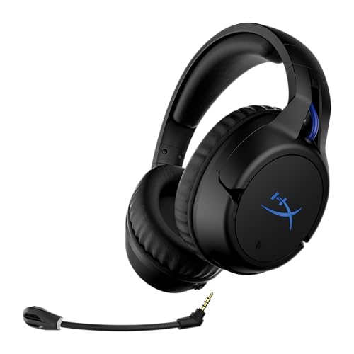 HyperX Cloud Flight – Wireless Gaming Headset for PS5 and PS4, Up to 30-hour battery, Memory foam ear cushions and premium leatherette, Noise-Cancelling Microphone with LED Mic Mute - style: PlayStation