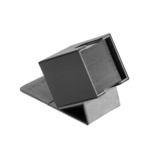 Mage Tech Adventurer [Apprentice] Modular Deck Box - Holds 99 Double-Sleeved Cards - Ultra-Rugged, Expandable Design - MTG PTCG LOR OPCG & More - Black/Grey - color: 2. Artifact (Black/Grey), style: 1. Apprentice