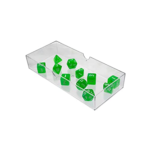 Ultra PRO - Eclipse 11 Dice Set (Lime Green) - Great Dice Set for All Kinds of Card Games and Board Games Such As, DND, MTG, and RPG - UP Your Game with Ultra PRO - color: Lime Green