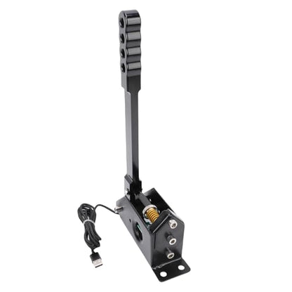 Thonlai 64 Bit PC USB Handbrake, Hall Sensor Linear Sim Racing Handbrake with Plug and Play Smart Calibration for Windows PC Racing Games