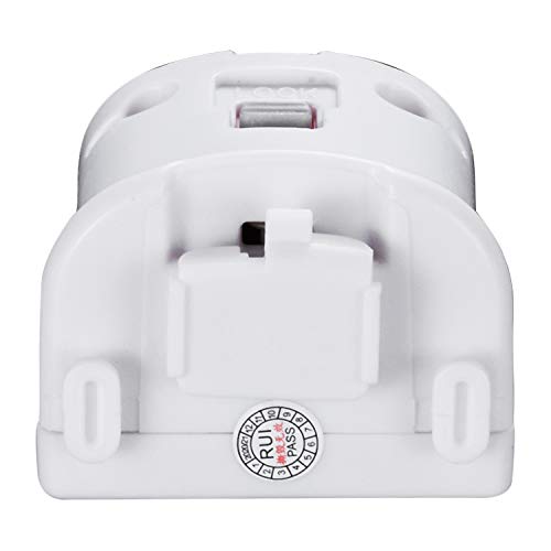 NC Motion Plus Adapter Replacement for Wii Motion Plus Adapter-Sensor Accelerator and Nintendo Remote Controller compatible (White 1 pcs) - color: White 1 pcs