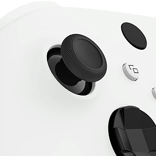 eXtremeRate Replacement Thumbsticks for Xbox Series X & S, Joysticks Repair Kit for Xbox Wireless Controller, Custom Analog Stick Buttons for Xbox One S/X/Elite Controller - Black - color: Black