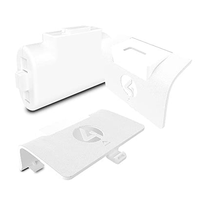 4Gamers SX-C6 X Single Play & Charge Battery Pack Compatible with Xbox Series S and Xbox Series X Consoles - White
