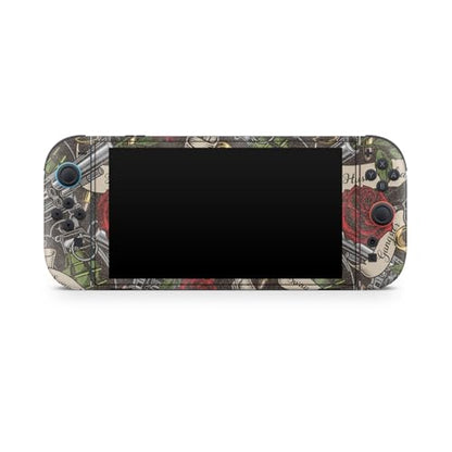 Glossy Glitter Gaming Skin Compatible with Nintendo Switch 2 Console Only - Gangster Life - Premium 3M Vinyl Protective Wrap Decal Cover - Easy to Apply | Crafted in The USA by MightySkins - color: Gangster Life, size: Switch 2 Console Skin Only, style: G