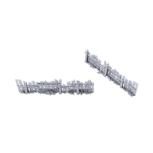 EnderToys Ye Old Fence - DND Terrain Compatible with Dungeons and Dragons, 28mm Miniature Wargaming, Tabletop RPGs, Wargame Scenery