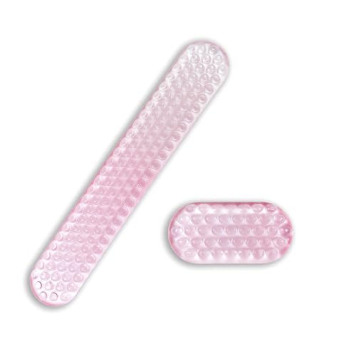 Ergonomic Gel Keyboard and Mouse Wrist Rest Set – Light Pink Wrist Rest for Computer Keyboard 75% 80%, Comfort & Support for Typing and Gaming - color: Light Pink