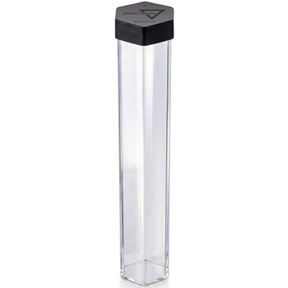 BCW Large Playmat Tube | One Tube - Single Hexagon Playmat Holder for 24" x 14" Mats | Plastic MTG Mat Tube | Protective Storage Case for TCG, MTG, and Card Games - style: Pack of 1