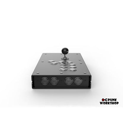 SZJLMKJ PWS FS-30 FS-24 Arcade Fighting Stick Vedio game controller box with Punk Workshop 30mm/24mm Mechanical Buttons for SF6 MAME Game Machine (PWS FS-24 With 30mm buttons)