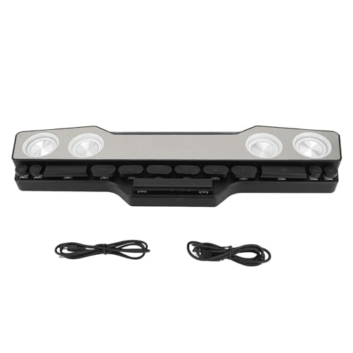 Yunseity RGB Laptop SoundBar, Lossless Fidelity Dynamic Bluetooth Computer Speakers, Colorful Light Gaming PC Sound Bar, USB Powered Speakers for PC Desktop Monitor, Yunseity1ga0ns4rhm