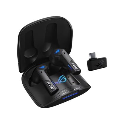 ASUS ROG Cetra True Wireless SpeedNova Gaming Earbuds – Dual-Mode (BT, 2.4GHz), Dirac Opteo, Bone-Conduction AI Mic, Adaptive ANC, 46Hr Battery, for PC, PS5, PS4, Switch, Mobile, ROG Ally/X - Black - color: Black, size: Cetra True WL SpeedNova (In-Ear)