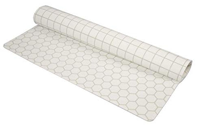 Double-Sided Role Playing RPG Game Mat- Reversible Silicone Battle Matte Grid w Hexes and Squares- XL 20"x20"-Foldable, Rollable, Wet Eraseable - Made for D&D Dungeons Dragons, Pathfinder and More | Foldable Silicone Battle Map, Wet Erase and Rollable, fo