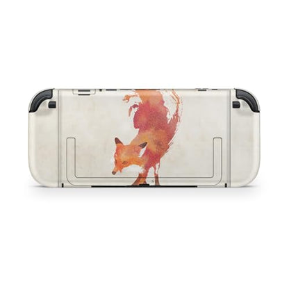 Glossy Glitter Gaming Skin Compatible with Nintendo Switch 2 Console Only - Vulpes Fox - Premium 3M Vinyl Protective Wrap Decal Cover - Easy to Apply | Crafted in The USA by MightySkins - color: Vulpes Fox, size: Switch 2 Console Skin Only, style: Glossy