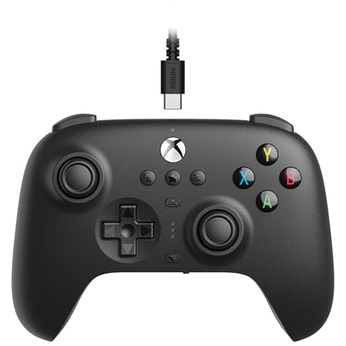 8BITDO Ultimate Wired Controller Fox Xbox - Black - color: Black, style: Hall Effect Joystick