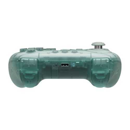 8Bitdo 64 Bluetooth Controller for Analogue 3D, Ghost | Switch/Switch 2, Windows and Android Support, Wired USB, D-Input/S-Input Modes, Hall Effect Joystick, Vibration - color: Ghost