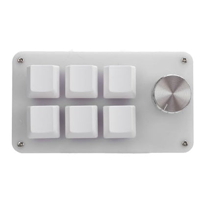 Fafeicy 6 Key Macro Mechanical Gaming Keyboard RGB Red Switch USB C Keypad One Handed USB PC Keypad