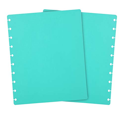 Talia Discbound Notebooks, Planner, Customizable, (Celestial Turquoise, Midsize (7.5in x 9.75in)) - color: Celestial Turquoise, size: Midsize (7.5in x 9.75in)