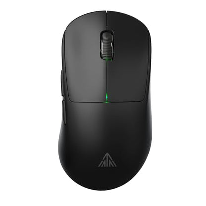 SOLAKAKA SM850 Gaming Mouse Wireless, 24000 DPI, 55g Lightweight Mouse Gaming, 6 Programmable Buttons, Ergonomic Computer Mouse, Tri-Mode BT5.1/2.4G/USB-C 250h Battery Life PC Gamer Mice for Laptop - color: Black, style: NO-RGB SM850