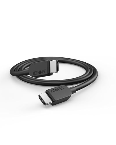 Anker HDMI Cable 8K@60Hz, Ultra HD 4K@120Hz HDMI Cord,48 Gbps Certified Ultra High-Speed,Compatible with PlayStation 5,Xbox,Samsung TVs,and More (10ft) - size: 10ft