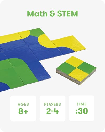 SimplyFun Trifusion – Visual Mapping Strategy Board Game for Kids, 2-4 Players, Ages 8 and Up – Spatial Reasoning, Pattern Recognition & Planning – 30 Min Playtime – STEM Board Game - style: Trifusion